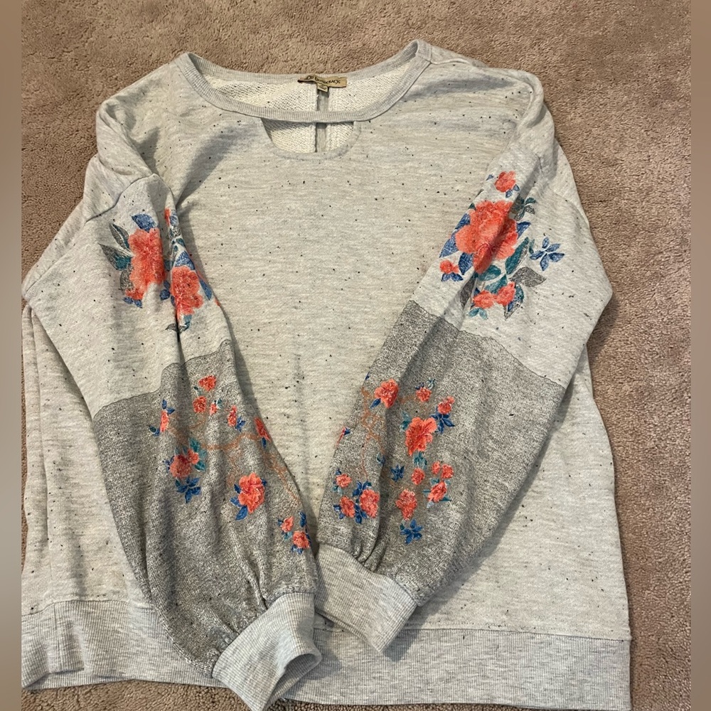Floral sweatshirt